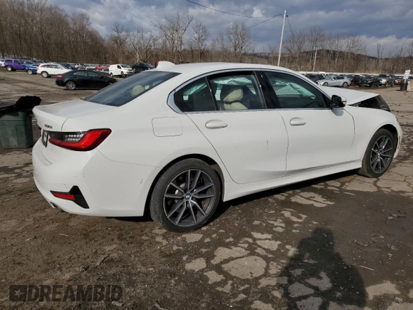 2021 BMW 3 Series 330i xDrive with VIN 3MW5R7J02M8B69061, listed as a Copart auction lot 42602125 with 0 mi miles and Salvage Title. Bid and sale history available at carsss.com. Image 3.