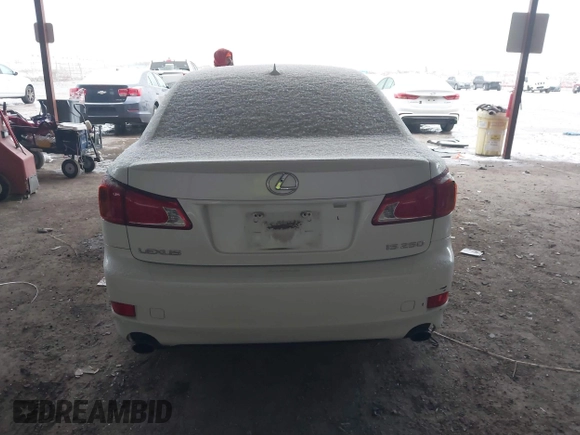 2010 Lexus IS with VIN JTHBF5C29A5109481, listed as a IAAI auction lot 41293525 with 142,242 mi miles. Bid and sale history available at carsss.com. Image 16.