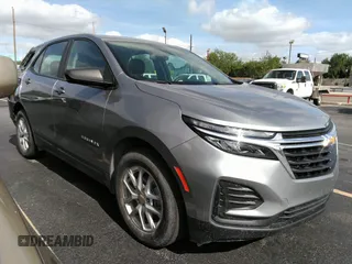 2023 Chevrolet Equinox LS with VIN 3GNAXHEG7PL186404, listed as a IAAI auction lot 42665728 with 41,204 mi miles and . Bid and sale history available at DreamBid. Image 1.