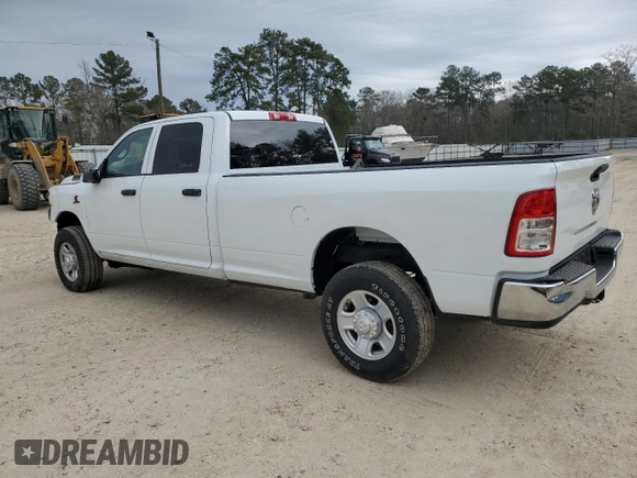 2023 Ram 2500 Tradesman with VIN 3C6UR5HL1PG539582, listed as a Copart auction lot 45081005 with 40,850 mi miles and Salvage Title. Bid and sale history available at carsss.com. Image 2.