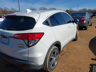 2022 Honda HR-V EX with VIN 3CZRU6H51NM721926, listed as a IAAI auction lot 41567676 with 57,615 mi miles. Bid and sale history available at carsss.com. Image 4.