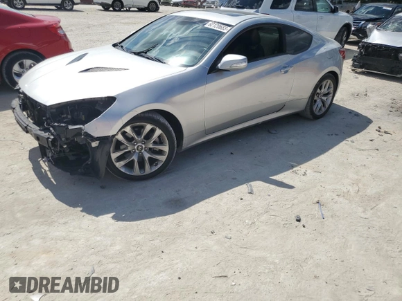 2013 Hyundai Genesis Coupe R-Spec with VIN KMHHU6KJ5DU091048, listed as a Copart auction lot 62120655 with 155,874 mi miles and Salvage title. Bid and sale history available at DreamBid. Image 1.