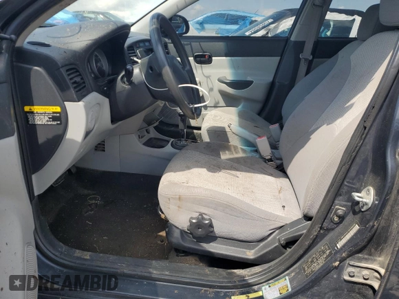 2009 Hyundai Accent Auto GLS with VIN KMHCN46C19U340590, listed as a Copart auction lot 50507405 with 170,526 mi miles and Salvage Title. Bid and sale history available at carsss.com. Image 7.