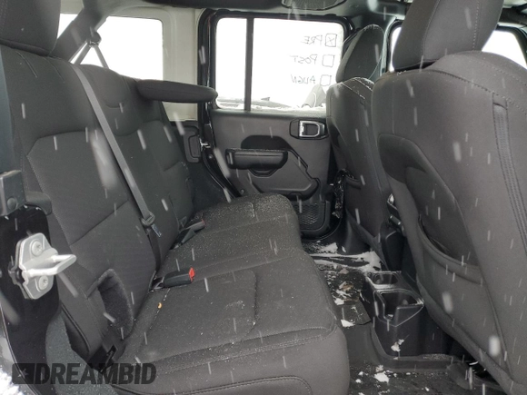 2023 Jeep Wrangler Unlimited Willys Sport with VIN 1C4HJXDMXPW596537, listed as a Copart auction lot 45043975 with 8,076 mi miles and Salvage Title. Bid and sale history available at DreamBid. Image 10.