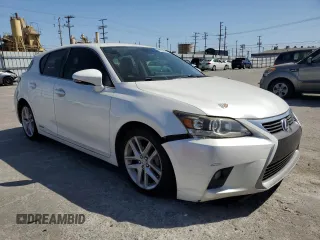 2015 Lexus CT 200h with VIN JTHKD5BH7F2234676, listed as a Copart auction lot 61676175 with 196,411 mi miles and Salvage title. Bid and sale history available at DreamBid. Image 4.