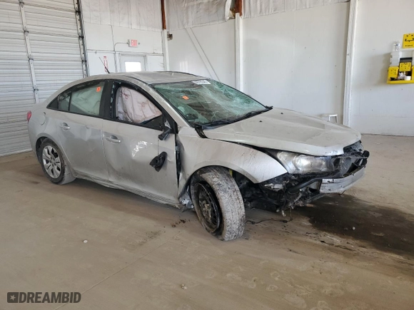 2013 Chevrolet Cruze LS with VIN 1G1PA5SH1D7294249, listed as a Copart auction lot 48720345 with 0 mi miles and Salvage Title. Bid and sale history available at carsss.com. Image 4.
