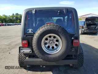 2001 Jeep Wrangler Sport with VIN 1J4FA49S21P339042, listed as a Copart auction lot 56922555 with 113,315 mi miles and Salvage title. Bid and sale history available at DreamBid. Image 6.