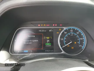 2022 Nissan LEAF S with VIN 1N4AZ1BV2NC556279, listed as a Copart auction lot 58526895 with 41,621 mi miles and Salvage title. Bid and sale history available at DreamBid. Image 9.