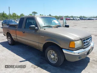 2003 Ford Ranger XL Fleet with VIN 1FTYR44VX3TA38974, listed as a IAAI auction lot 41970177 with 191,839 mi miles. Bid and sale history available at carsss.com. Image 1.