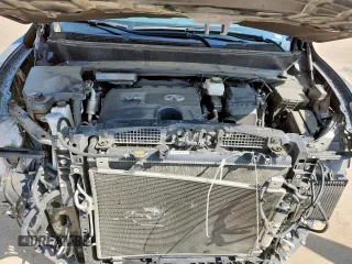 2019 Infiniti QX60 Luxe with VIN 5N1DL0MN9KC525893, listed as a Copart auction lot 63218895 with 106,280 mi miles and Salvage title. Bid and sale history available at DreamBid. Image 12.