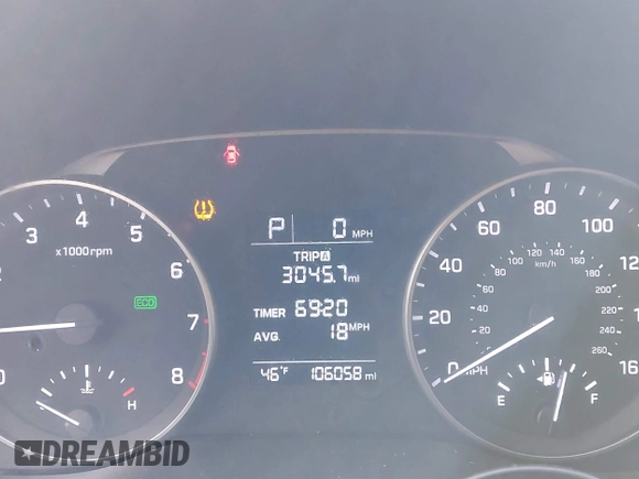 2017 Hyundai Elantra SE with VIN 5NPD74LF4HH057921, listed as a IAAI auction lot 41507037 with 106,058 mi miles and . Bid and sale history available at DreamBid. Image 7.