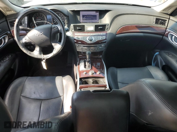 2013 Infiniti M with VIN JN1BY1AP5DM512633, listed as a Copart auction lot 63625755 with 102,190 mi miles and Salvage title. Bid and sale history available at DreamBid. Image 8.