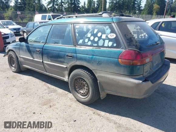 1998 Subaru Legacy Outback with VIN 4S3BG6857W7617838, listed as a IAAI auction lot 42800728 with 219,079 mi miles and . Bid and sale history available at DreamBid. Image 3.