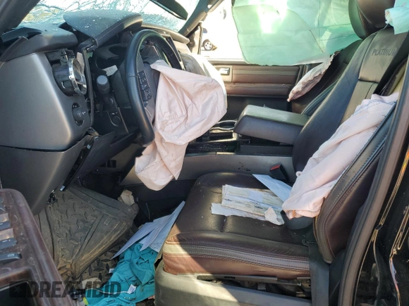 2016 Ford Expedition EL Platinum with VIN 1FMJK1MT8GEF12400, listed as a Copart auction lot 47291385 with 0 mi miles and Salvage Title. Bid and sale history available at carsss.com. Image 7.