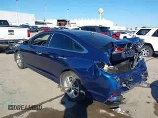 2018 Hyundai Sonata SEL with VIN 5NPE34AFXJH669873, listed as a IAAI auction lot 41375443 with 100,407 mi miles and . Bid and sale history available at DreamBid. Image 3.