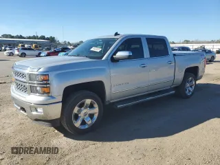2015 Chevrolet Silverado 1500 LTZ with VIN 3GCUKSEC5FG468756, listed as a Copart auction lot 46483095 with 114,414 mi miles and Clean Title. Bid and sale history available at carsss.com. Image 1.