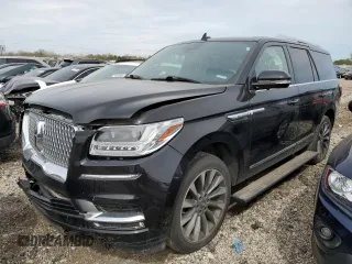 2020 Lincoln Navigator Reserve z VIN 5LMJJ2LT3LEL09707, wystawiony jako Copart lot #55305795 z przebiegiem 54 145 mil mil oraz Szkoda całkowita • Salvage title. Historia ofert i sprzedaży dostępna na DreamBid. Obrazek 1.