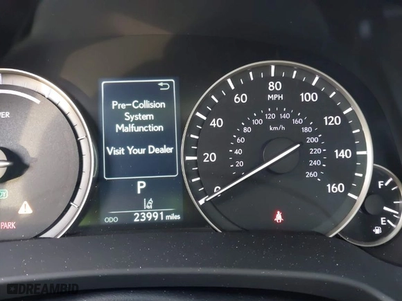 2022 Lexus RX with VIN 2T2JGMDA6NC092931, listed as a IAAI auction lot 41277427 with 23,991 mi miles. Bid and sale history available at carsss.com. Image 7.
