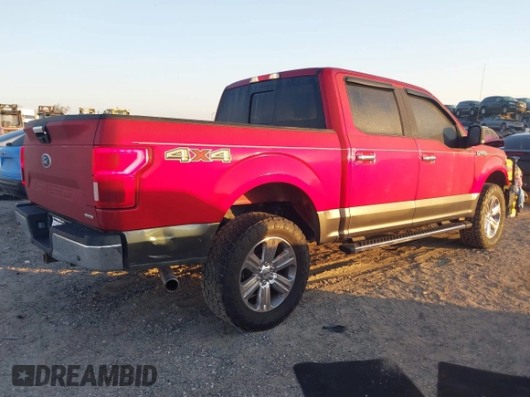 2019 Ford F-150 XL with VIN 1FTEW1E48KFA78516, listed as a IAAI auction lot 41487299 with 69,781 mi miles and . Bid and sale history available at DreamBid. Image 4.