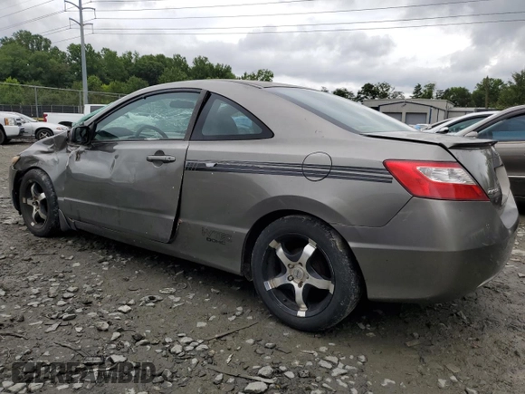 2006 Honda Civic Cpe LX with VIN 2HGFG12666H529570, listed as a Copart auction lot 63172594 with 220,481 mi miles and Salvage Title. Bid and sale history available at carsss.com. Image 2.