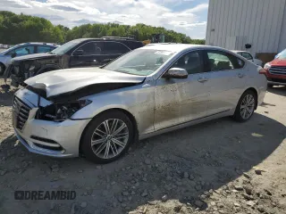 2019 Genesis G80 3.8L z VIN KMHGN4JE2KU300499, wystawiony jako Copart lot #57383175 z przebiegiem 37 228 mil mil oraz Szkoda całkowita • Salvage title. Historia ofert i sprzedaży dostępna na DreamBid. Obrazek 1.