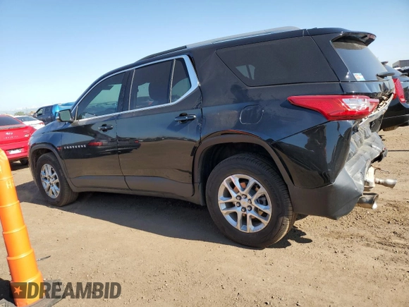 2018 Chevrolet Traverse LT Cloth with VIN 1GNERGKW6JJ263280, listed as a Copart auction lot 59155255 with 86,255 mi miles and Salvage title. Bid and sale history available at DreamBid. Image 2.