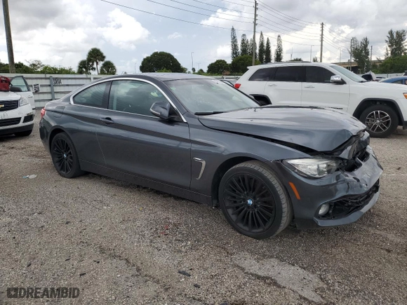 2015 BMW 4 Series 435i xDrive with VIN WBA3R5C53FK371851, listed as a Copart auction lot 67656544 with 86,438 mi miles and Salvage Title. Bid and sale history available at carsss.com. Image 4.