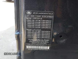 2006 Land Rover Range Rover Sport HSE with VIN SALSF25466A902517, listed as a IAAI auction lot 41722213 with 148,277 mi miles and . Bid and sale history available at DreamBid. Image 9.