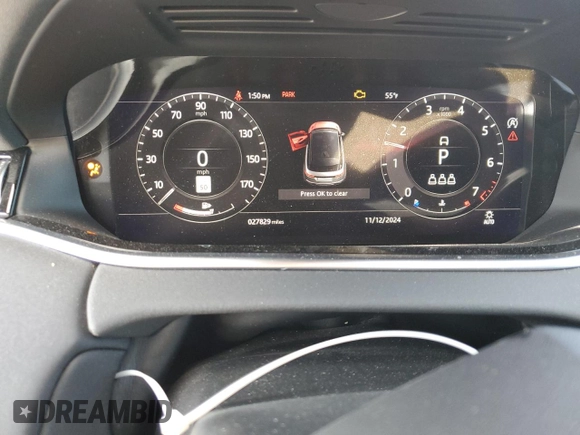 2020 Land Rover Range Rover Evoque SE with VIN SALZP2FX2LH105818, listed as a Copart auction lot 84417104 with 27,829 mi miles and Salvage title. Bid and sale history available at DreamBid. Image 9.