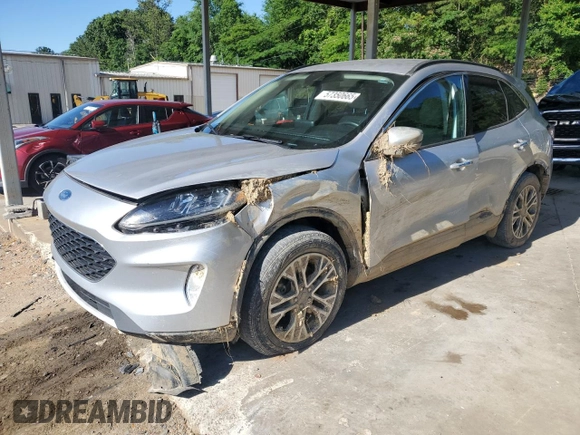 2020 Ford Escape SEL with VIN 1FMCU0H60LUC61177, listed as a Copart auction lot 57350665 with 74,859 mi miles and Salvage title. Bid and sale history available at DreamBid. Image 1.
