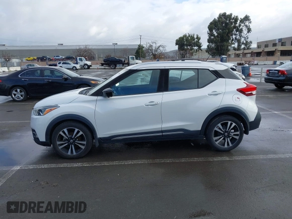 2018 Nissan Kicks SV with VIN 3N1CP5CU1JL521840, listed as a IAAI auction lot 41585895 with 79,824 mi miles and . Bid and sale history available at DreamBid. Image 14.