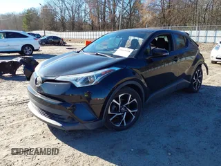 2018 Toyota C-HR XLE with VIN NMTKHMBX1JR014246, listed as a IAAI auction lot 41664738 with 83,702 mi miles. Bid and sale history available at carsss.com. Image 2.