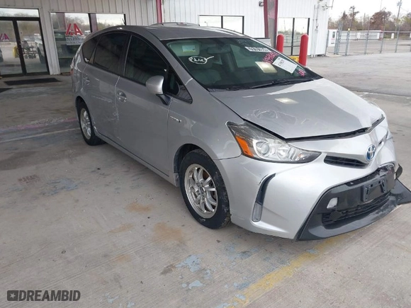 2017 Toyota Prius v Two with VIN JTDZN3EU9HJ070219, listed as a IAAI auction lot 41358297 with 209,303 mi miles. Bid and sale history available at carsss.com. Image 1.