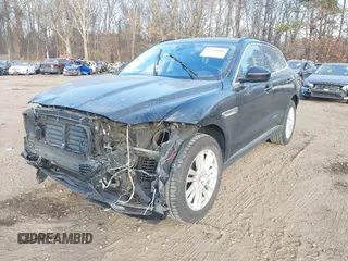 2018 Jaguar F-Pace 25t Prestige with VIN SADCK2FX5JA351493, listed as a IAAI auction lot 41345886 with 89,787 mi miles and . Bid and sale history available at DreamBid. Image 6.