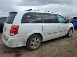 2017 Dodge Grand Caravan Crew Plus with VIN 2C4RDGDG5HR630240, listed as a Copart auction lot 49776485 with 194,014 mi miles and Salvage Title. Bid and sale history available at DreamBid. Image 3.