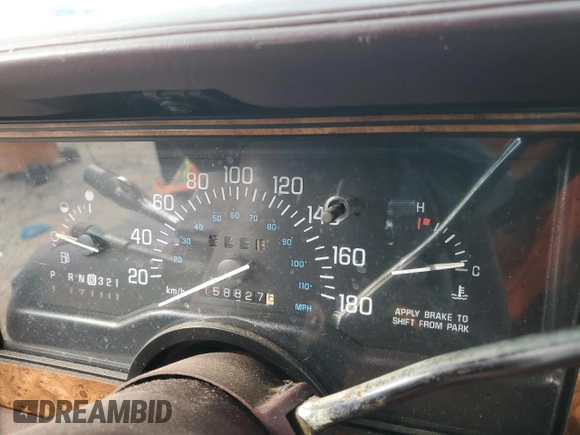 1996 Buick Century Special with VIN 1G4AG53M1T6477562, listed as a Copart auction lot 47639775 with 158,827 mi miles and Salvage Title. Bid and sale history available at carsss.com. Image 9.
