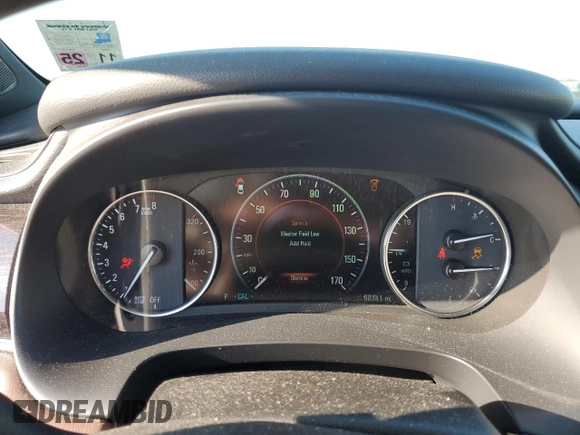 2019 Buick LaCrosse Avenir with VIN 1G4ZU5SS5KU130337, listed as a Copart auction lot 75215624 with 58,341 mi miles and Salvage Title. Bid and sale history available at carsss.com. Image 9.