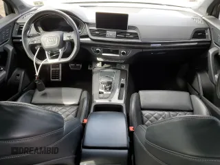 2018 Audi SQ5 Premium Plus with VIN WA1A4AFY6J2136631, listed as a Copart auction lot 46690244 with 57,001 mi miles and . Bid and sale history available at DreamBid. Image 8.