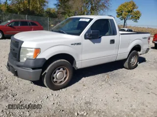 2010 Ford F-150 XL with VIN 1FTMF1EW4AFC63092, listed as a Copart auction lot 76612624 with 124,879 mi miles and Salvage Title. Bid and sale history available at carsss.com. Image 1.