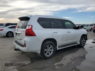 2011 Lexus GX 460 Premium with VIN JTJJM7FX9B5033023, listed as a Copart auction lot 43073455 with 247,472 mi miles and Salvage title. Bid and sale history available at DreamBid. Image 3.