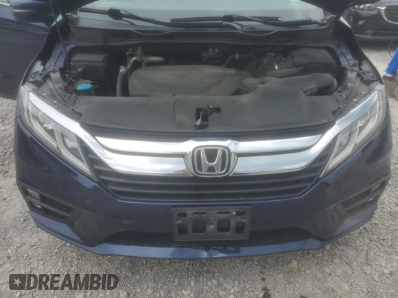 2019 Honda Odyssey EX with VIN 5FNRL6H58KB022432, listed as a Copart auction lot 61501254 with 91,979 mi miles and Non Repairable. Bid and sale history available at carsss.com. Image 12.