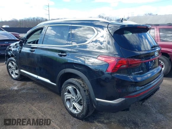 2022 Hyundai Santa Fe SEL with VIN 5NMS2DAJ2NH457997, listed as a IAAI auction lot 41667300 with 34,045 mi miles. Bid and sale history available at carsss.com. Image 3.