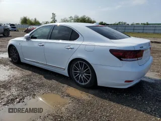 2017 Lexus LS with VIN JTHBL5EF6H5143395, listed as a Copart auction lot 79172684 with 33,494 mi miles and Salvage Title. Bid and sale history available at carsss.com. Image 2.