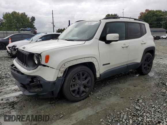 2017 Jeep Renegade Altitude with VIN ZACCJABB4HPF69471, listed as a Copart auction lot 71410304 with 89,519 mi miles and Salvage title. Bid and sale history available at DreamBid. Image 1.