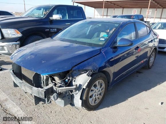 2017 Hyundai Elantra SE with VIN 5NPD74LF9HH155827, listed as a IAAI auction lot 41776033 with 131,404 mi miles. Bid and sale history available at carsss.com. Image 2.