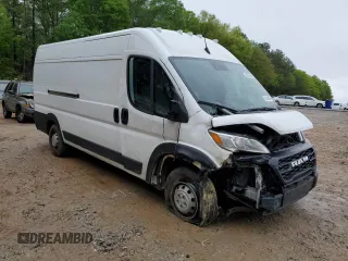 2023 Ram ProMaster Cargo with VIN 3C6MRVJG6PE506912, listed as a Copart auction lot 52349875 with Not Provided miles and Salvage Title. Bid and sale history available at DreamBid. Image 4.