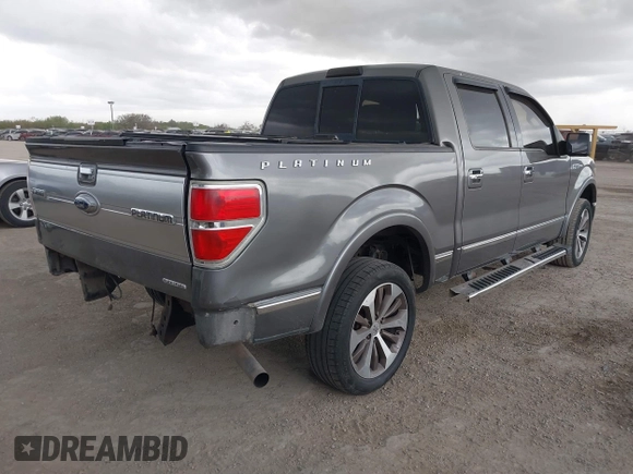 2011 Ford F-150 XL with VIN 1FTFW1CFXBFC48495, listed as a IAAI auction lot 41776246 with 277,604 mi miles. Bid and sale history available at carsss.com. Image 4.
