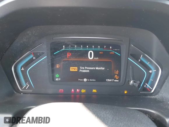 2019 Honda Odyssey EX with VIN 5FNRL6H54KB036540, listed as a IAAI auction lot 42124939 with 135,417 mi miles. Bid and sale history available at carsss.com. Image 7.