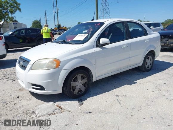 2009 Chevrolet Aveo 1LT with VIN KL1TD56E89B610707, listed as a IAAI auction lot 42058828 with 42,776 mi miles and . Bid and sale history available at DreamBid. Image 2.