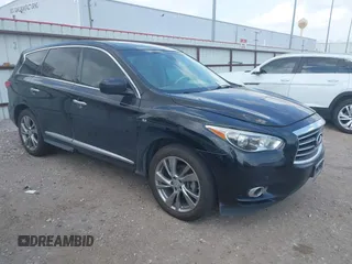 2014 Infiniti QX60 with VIN 5N1AL0MN3EC533821, listed as a IAAI auction lot 42175446 with 161,369 mi miles and . Bid and sale history available at DreamBid. Image 1.